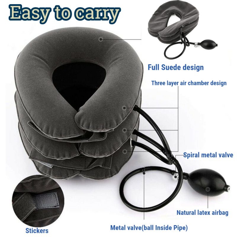 traction,neck traction at home,neck pain relief,inflatable neck traction,