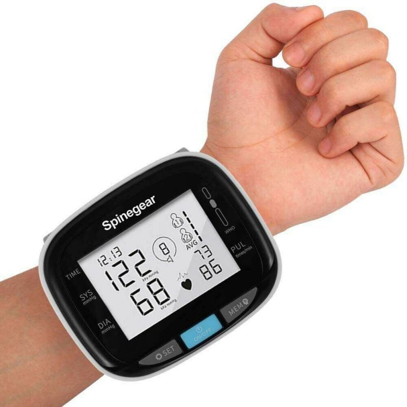 Spinegear Wrist Cuff Blood Pressure Monitor Online - Spinegear