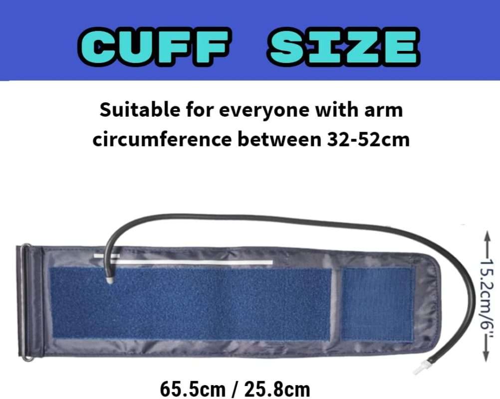 big arm cuff, very big cuff, replacement cuff, bp replacement cuff