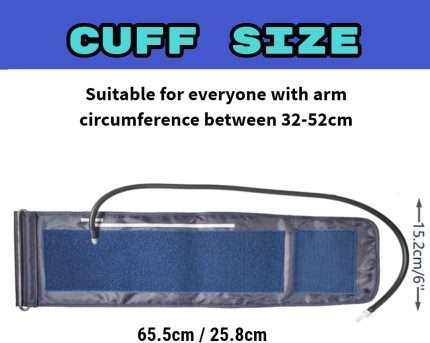big arm cuff, very big cuff, replacement cuff, bp replacement cuff