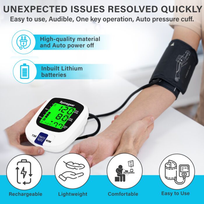 Automatic blood pressure monitor for home use